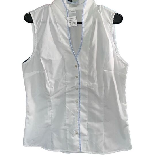 Monika Vichy Sleeveless Blouse NWT - Picture 1 of 8